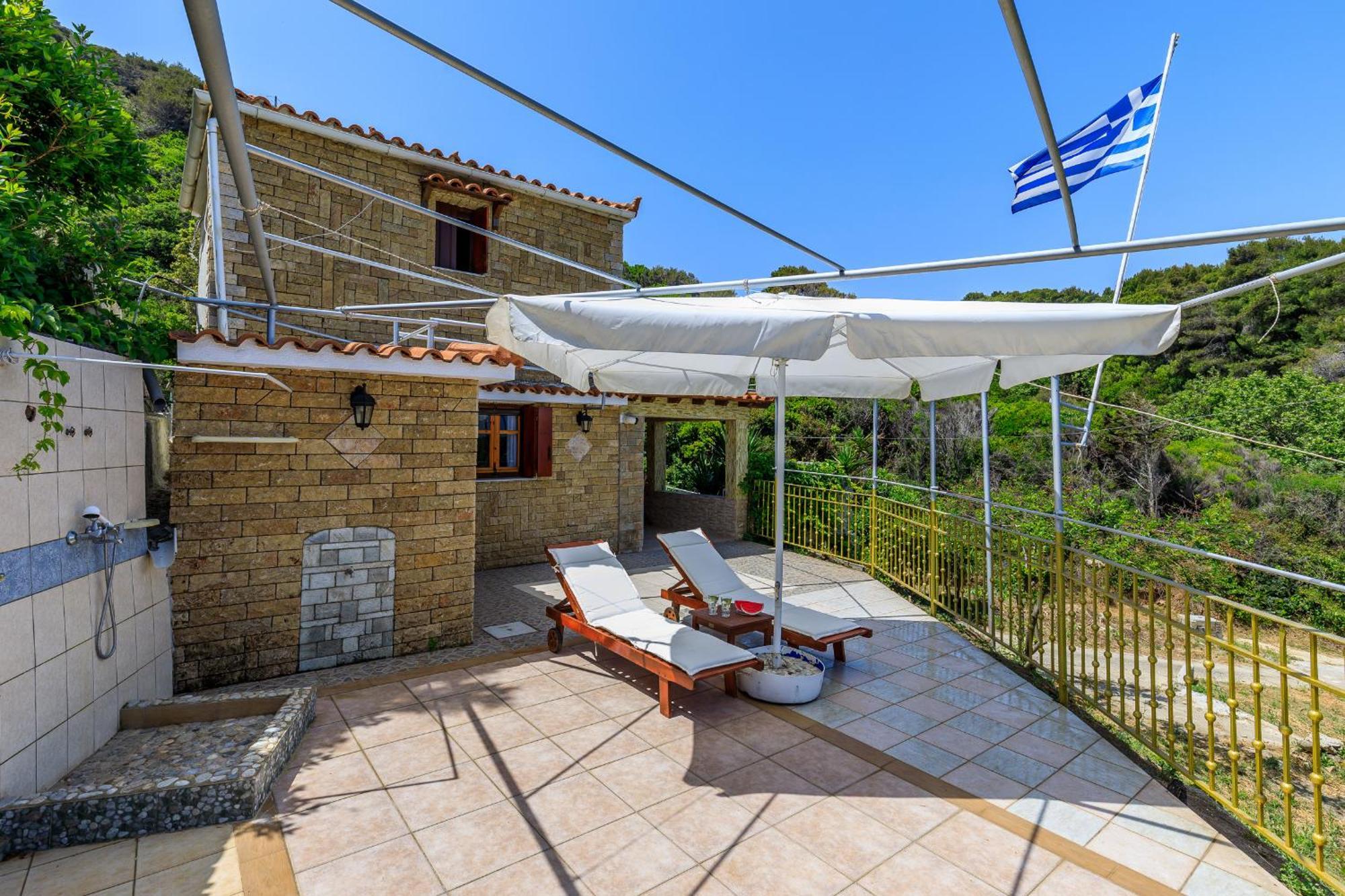 Nerissa Cottage - Skopelos Glossa Atheato Luaran gambar